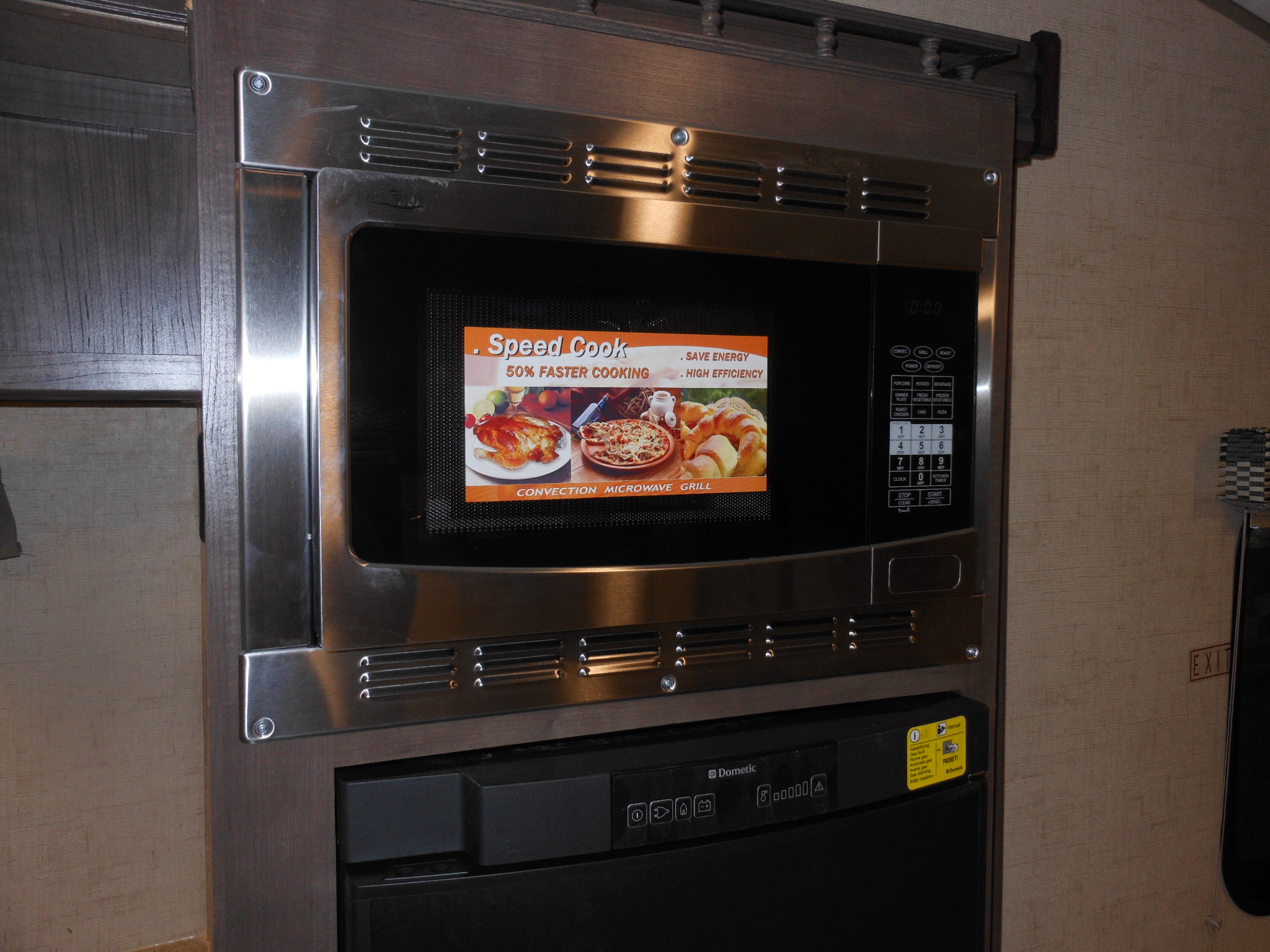 Microwave in a Trailer